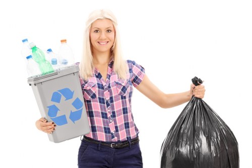 Advanced waste removal technology being utilized in Coney Hall